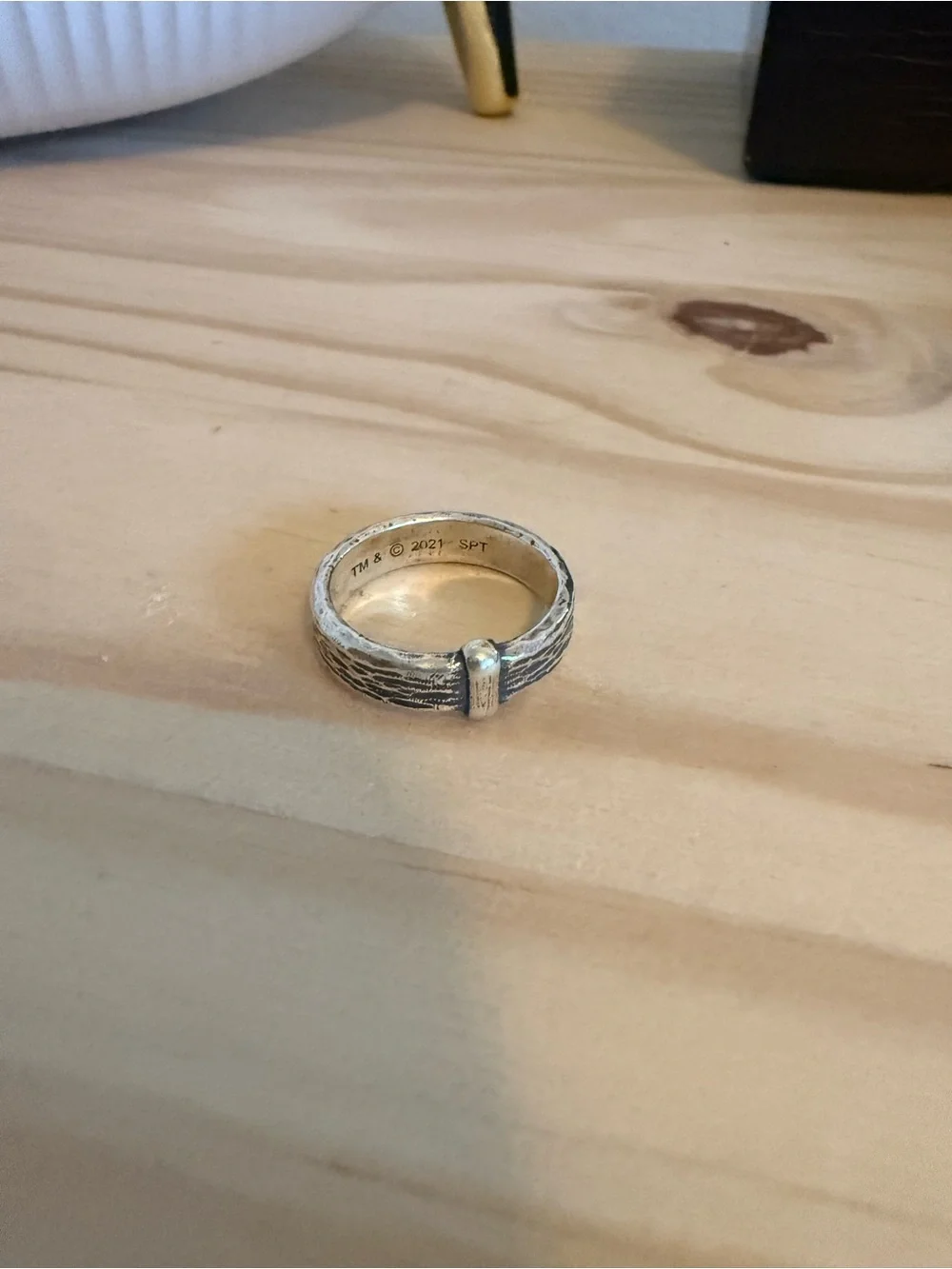 Outlander Claire Wedding Ring - Silver Brass